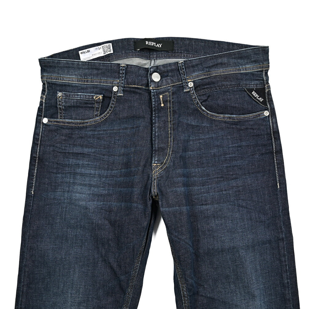 REPLAY WILLBI ストレッチデニム レギュラーフィットジーンズ / M1008