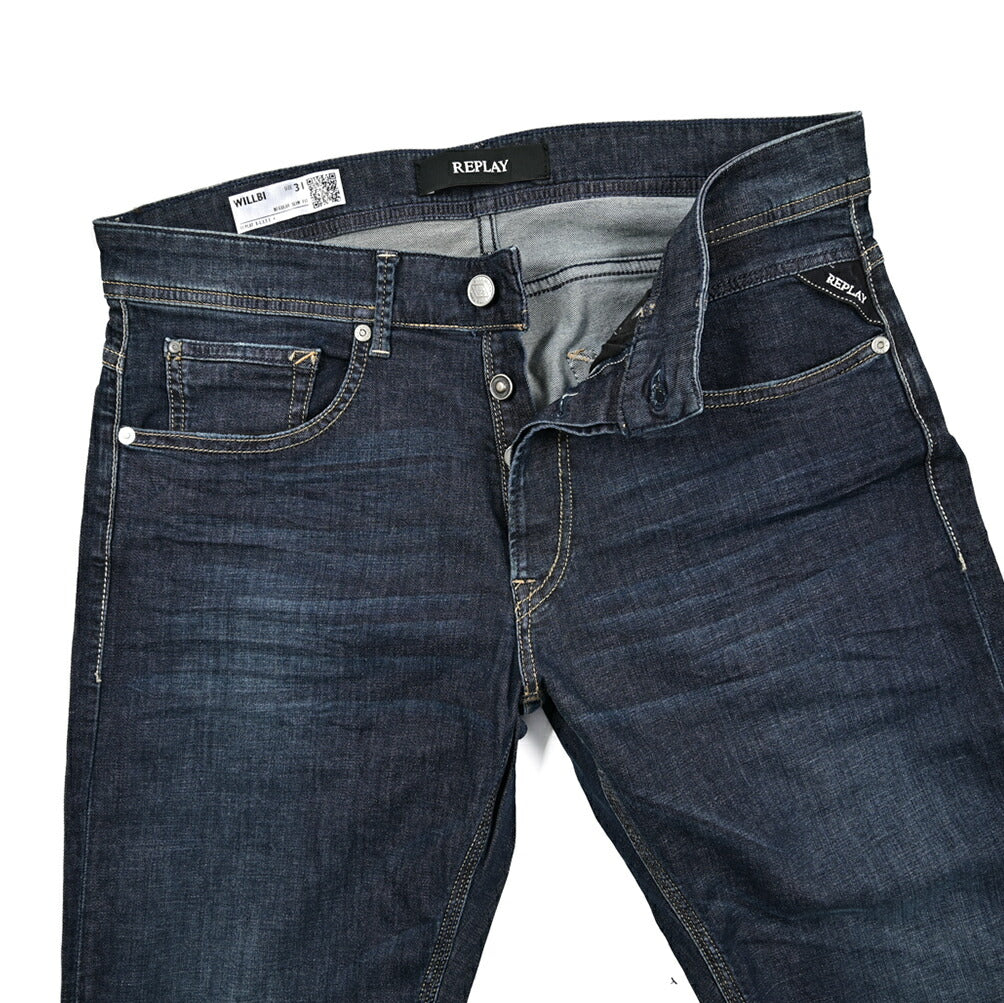 REPLAY WILLBI ストレッチデニム レギュラーフィットジーンズ / M1008
