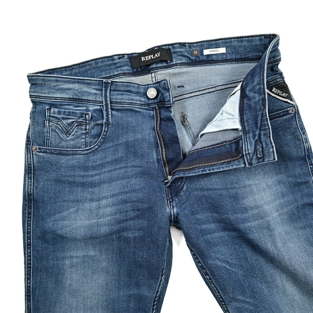 Pre WINTER SALE｜REPLAY ANBASS ストレッチデニム スリムフィットジーンズ / M914Y