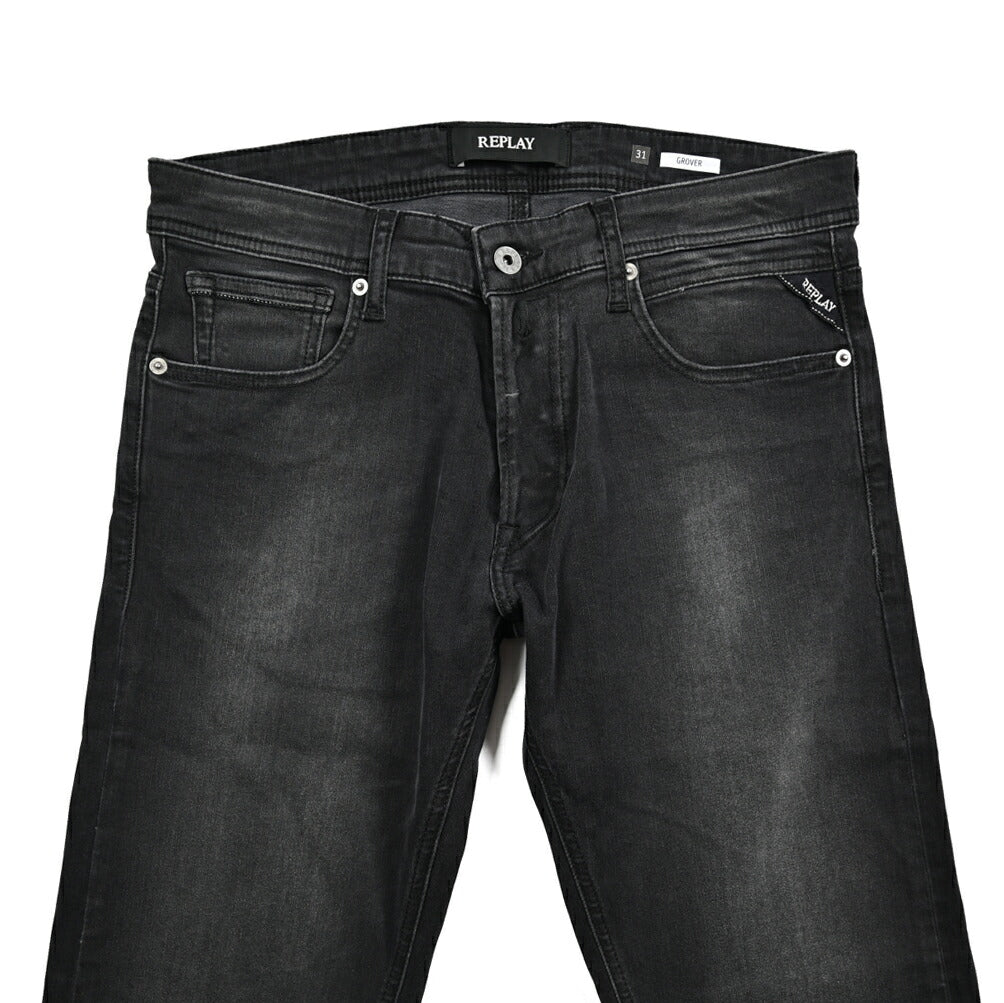 Pre WINTER SALE｜REPLAY GROVER ストレッチデニム ストレートフィットジーンズ / MA972