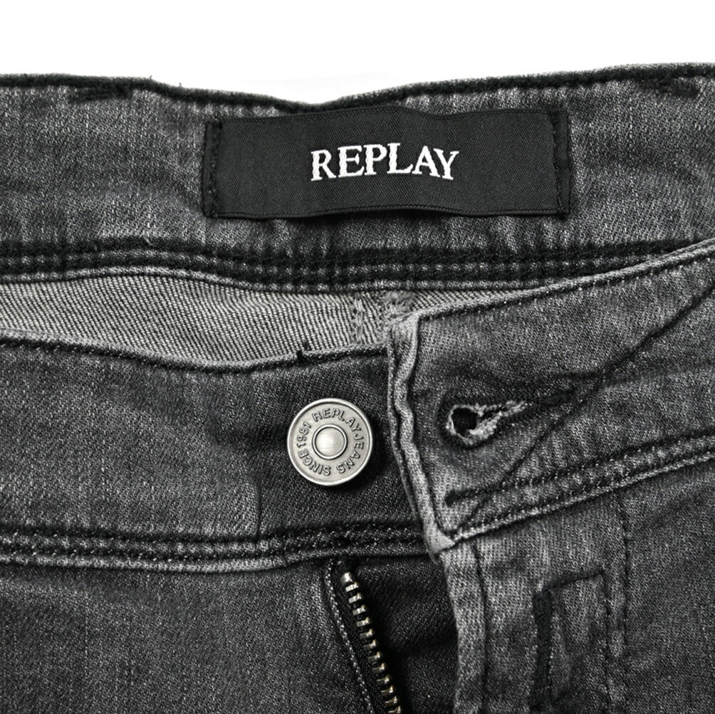 Pre WINTER SALE｜REPLAY FAABY ストレッチデニム フレアクロップドジーンズ / M914Y