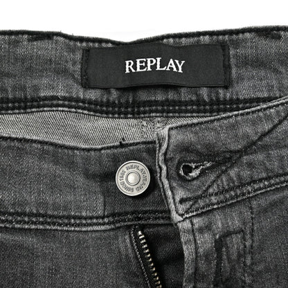 Pre WINTER SALE｜REPLAY FAABY ストレッチデニム フレアクロップドジーンズ / M914Y