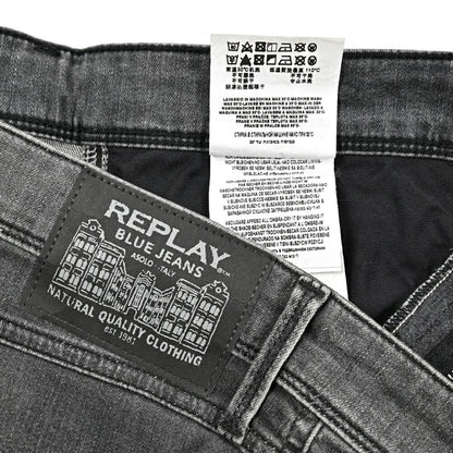 Pre WINTER SALE｜REPLAY FAABY ストレッチデニム フレアクロップドジーンズ / M914Y