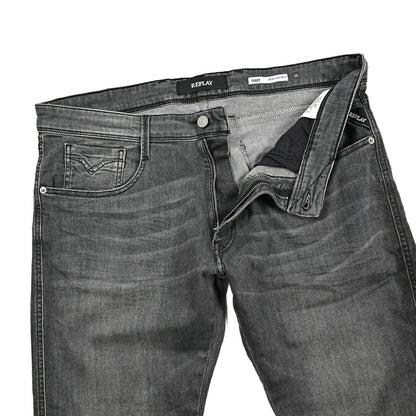 Pre WINTER SALE｜REPLAY FAABY ストレッチデニム フレアクロップドジーンズ / M914Y