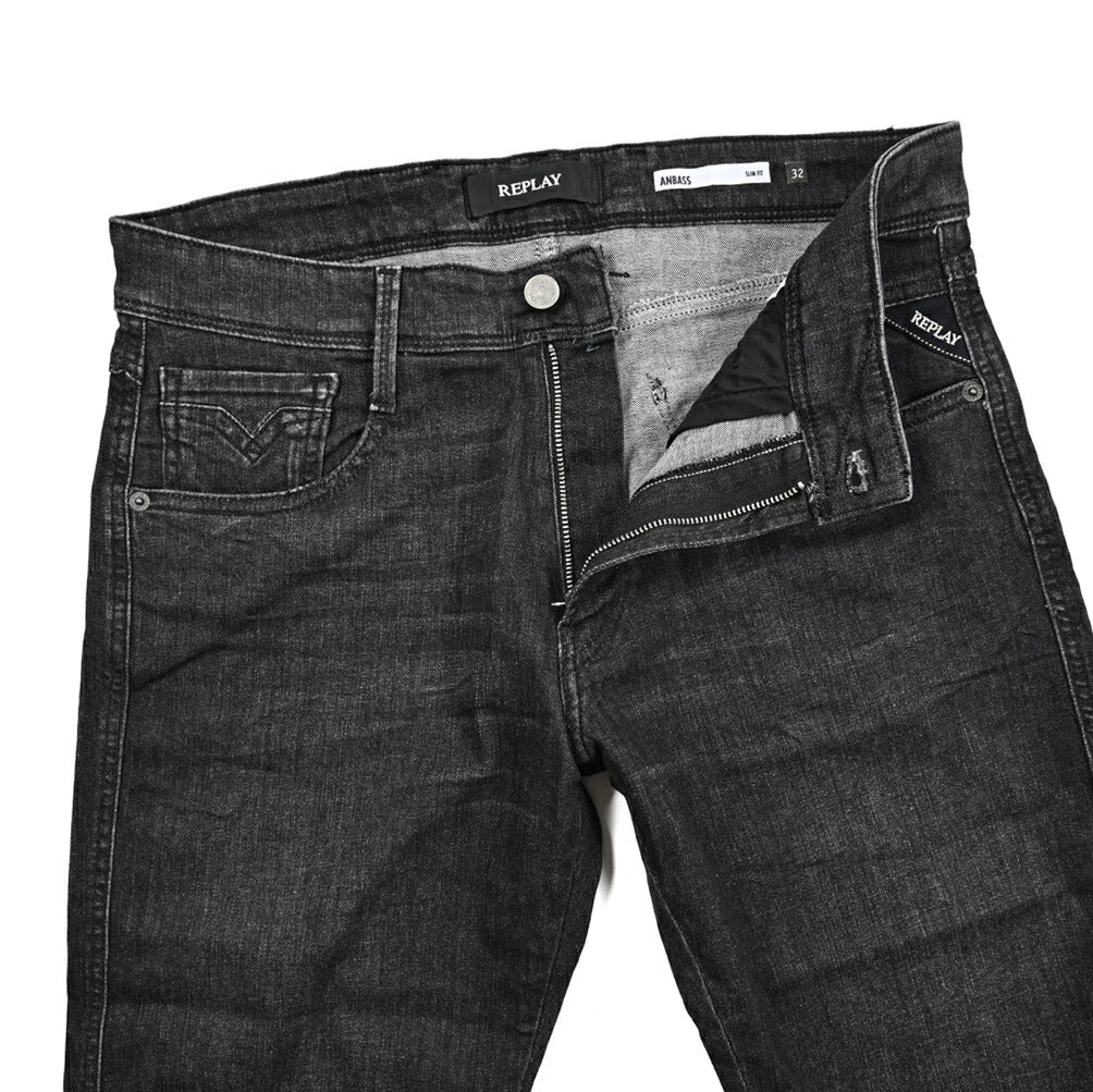 Pre WINTER SALE｜REPLAY ANBASS ストレッチデニム スリムフィットジーンズ / M914