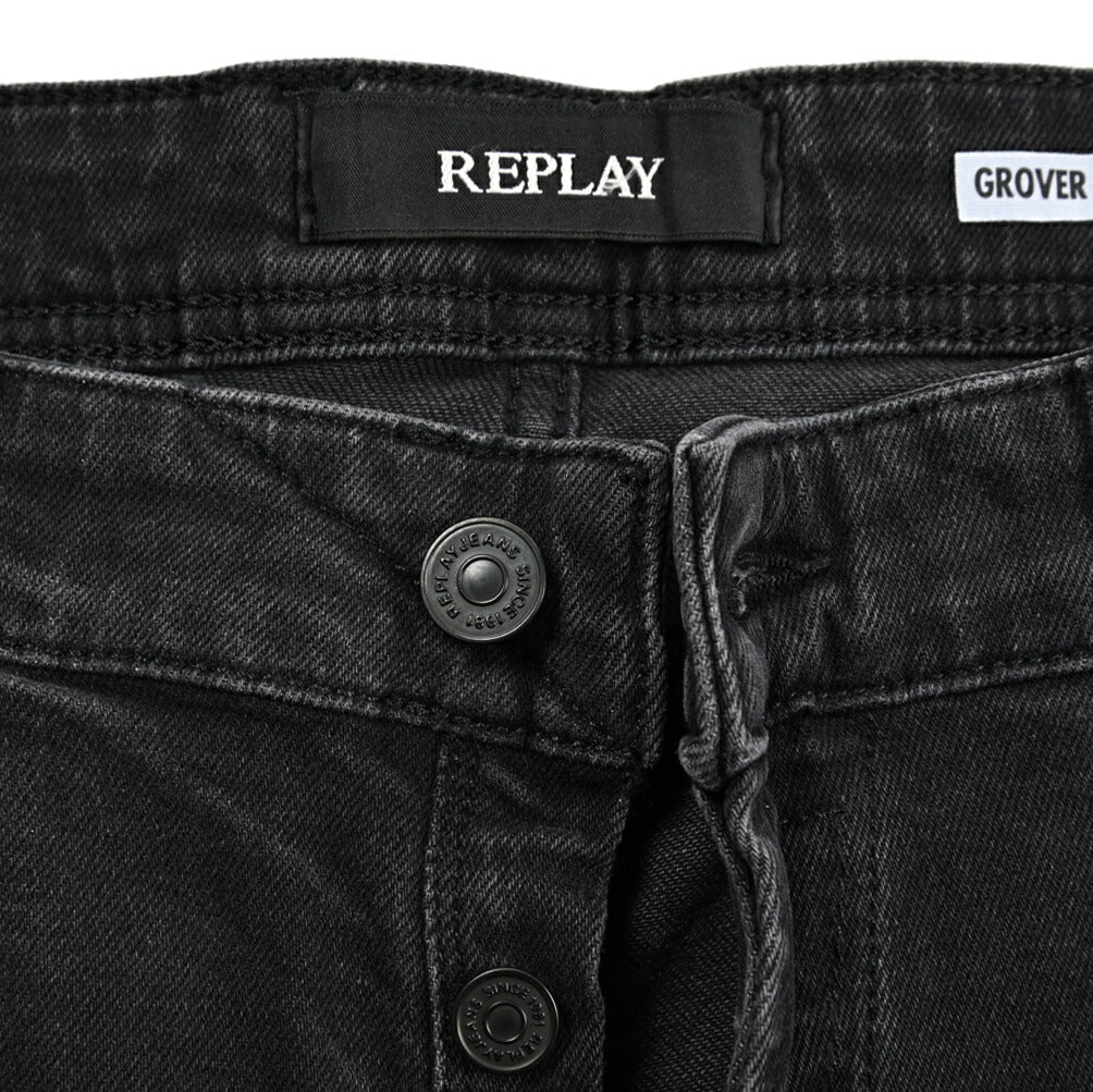 Pre WINTER SALE｜REPLAY GROVER ストレッチデニム ストレートフィットジーンズ / MA972