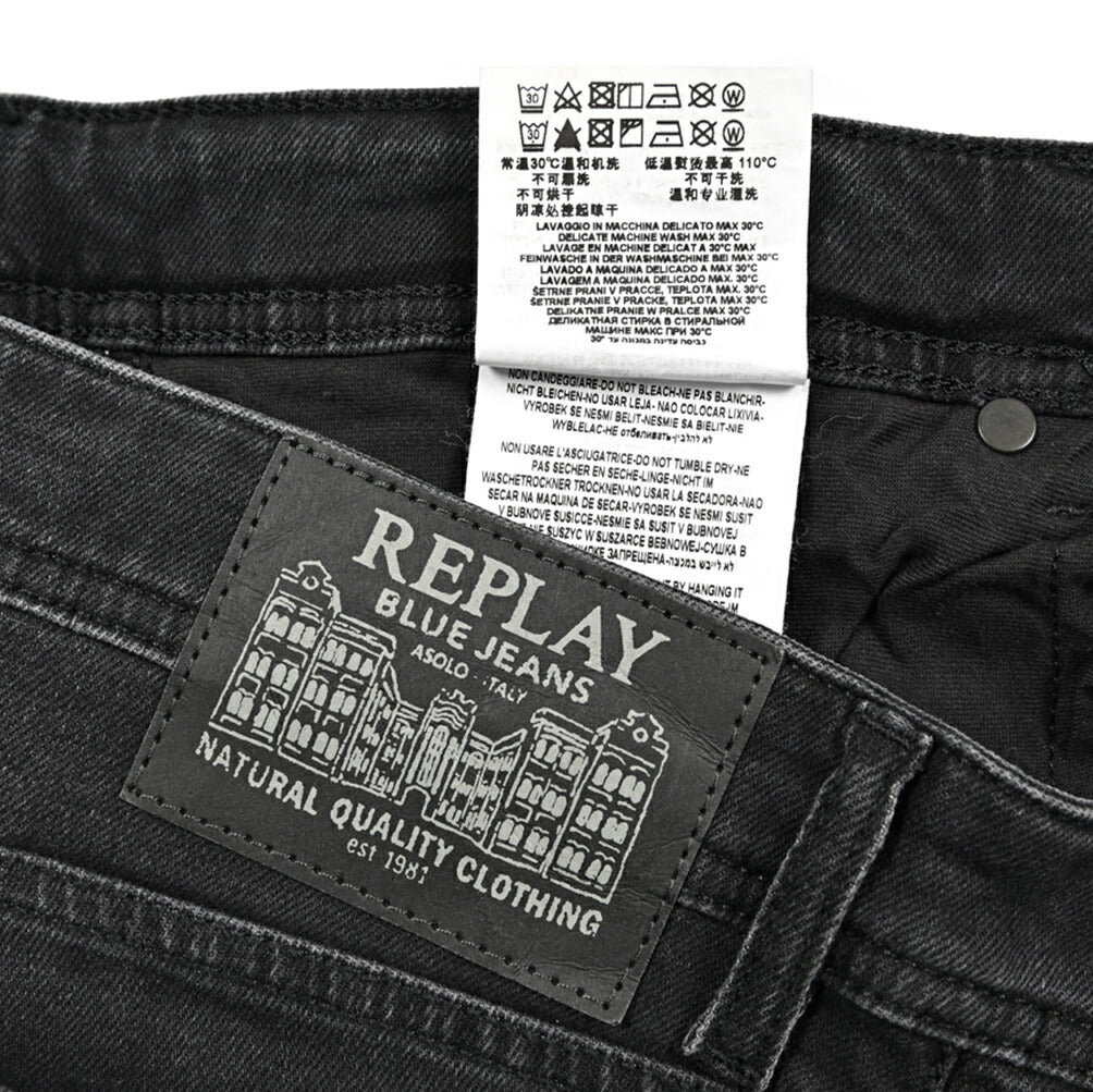 Pre WINTER SALE｜REPLAY GROVER ストレッチデニム ストレートフィットジーンズ / MA972