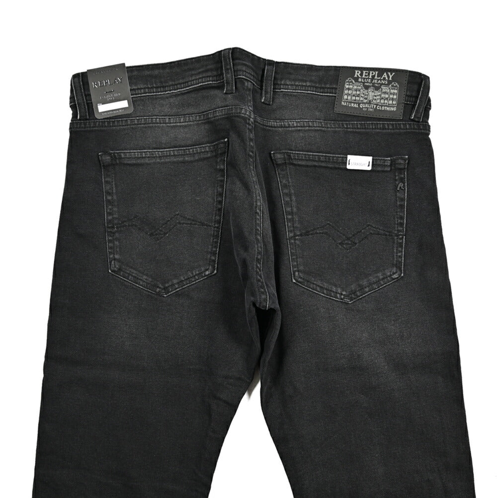Pre WINTER SALE｜REPLAY GROVER ストレッチデニム ストレートフィットジーンズ / MA972