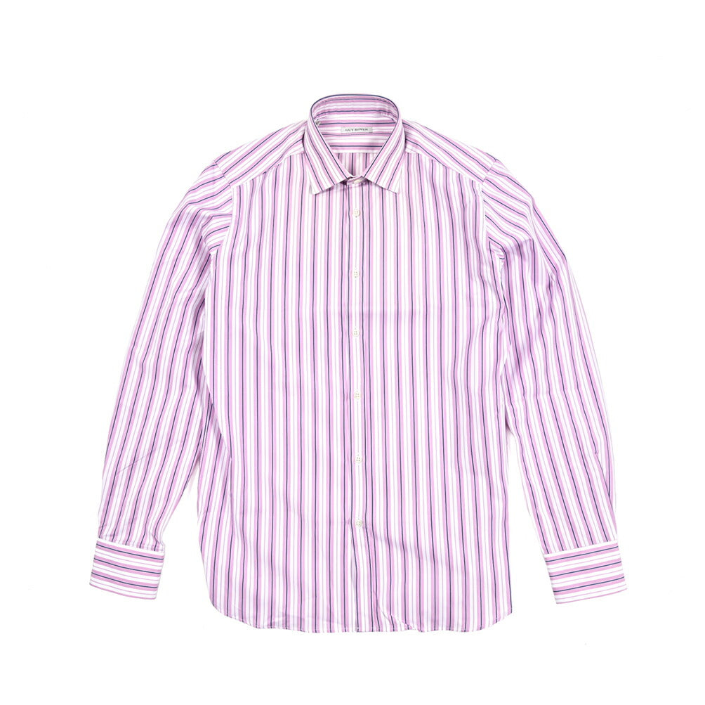 GUY ROVER コットン100% レギュラーカラードレスシャツ