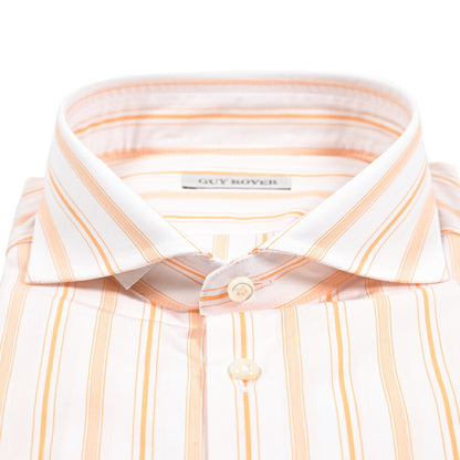 GUY ROVER コットン100% ホリゾンタルカラードレスシャツ