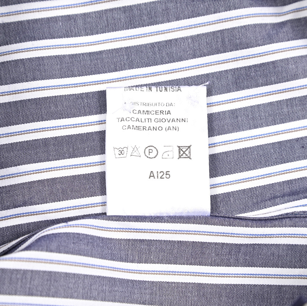 GUY ROVER コットン100% ワイドカラードレスシャツ