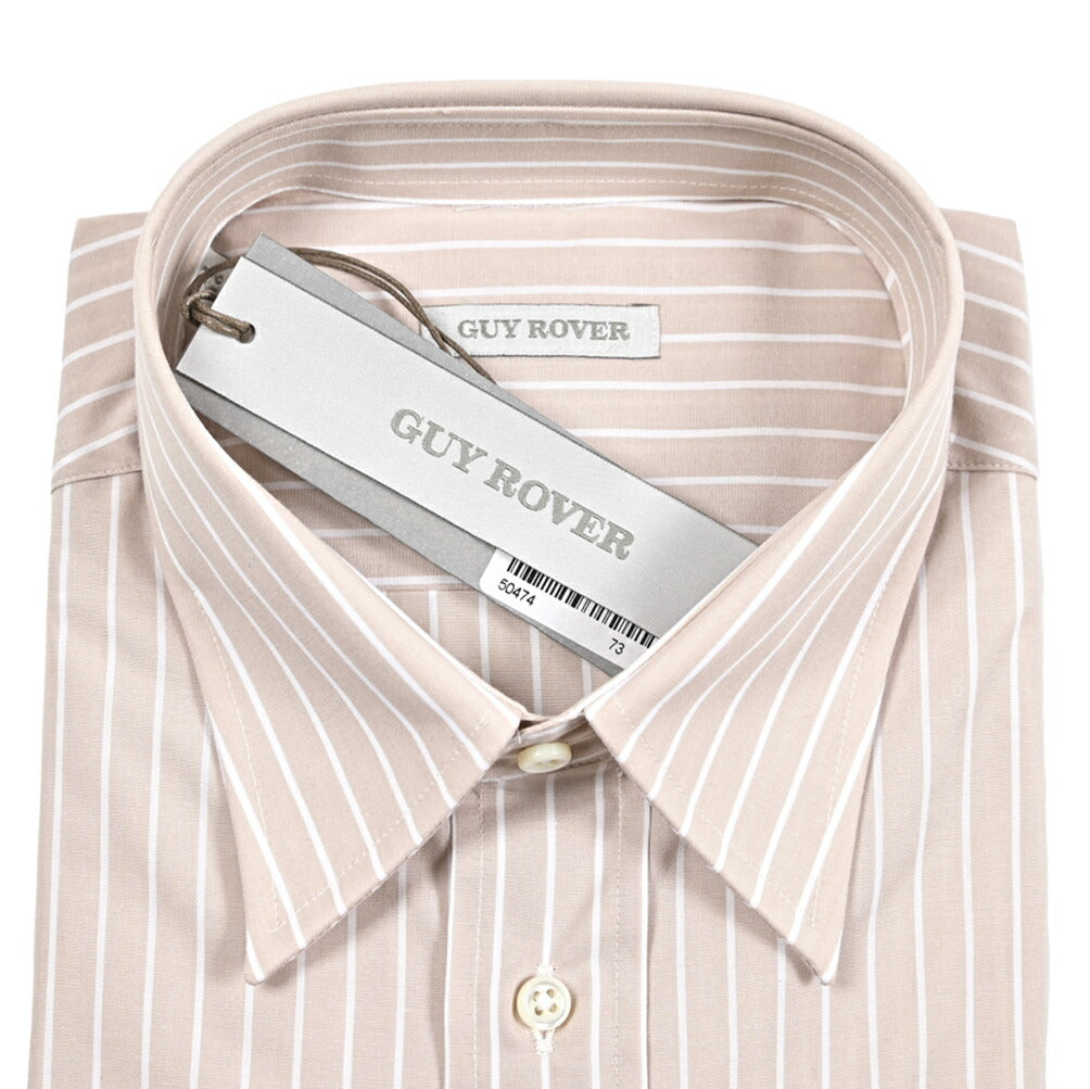 GUY ROVER コットン100% レギュラーカラードレスシャツ