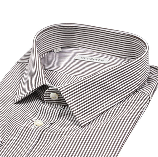 GUY ROVER コットン100% レギュラーカラードレスシャツ