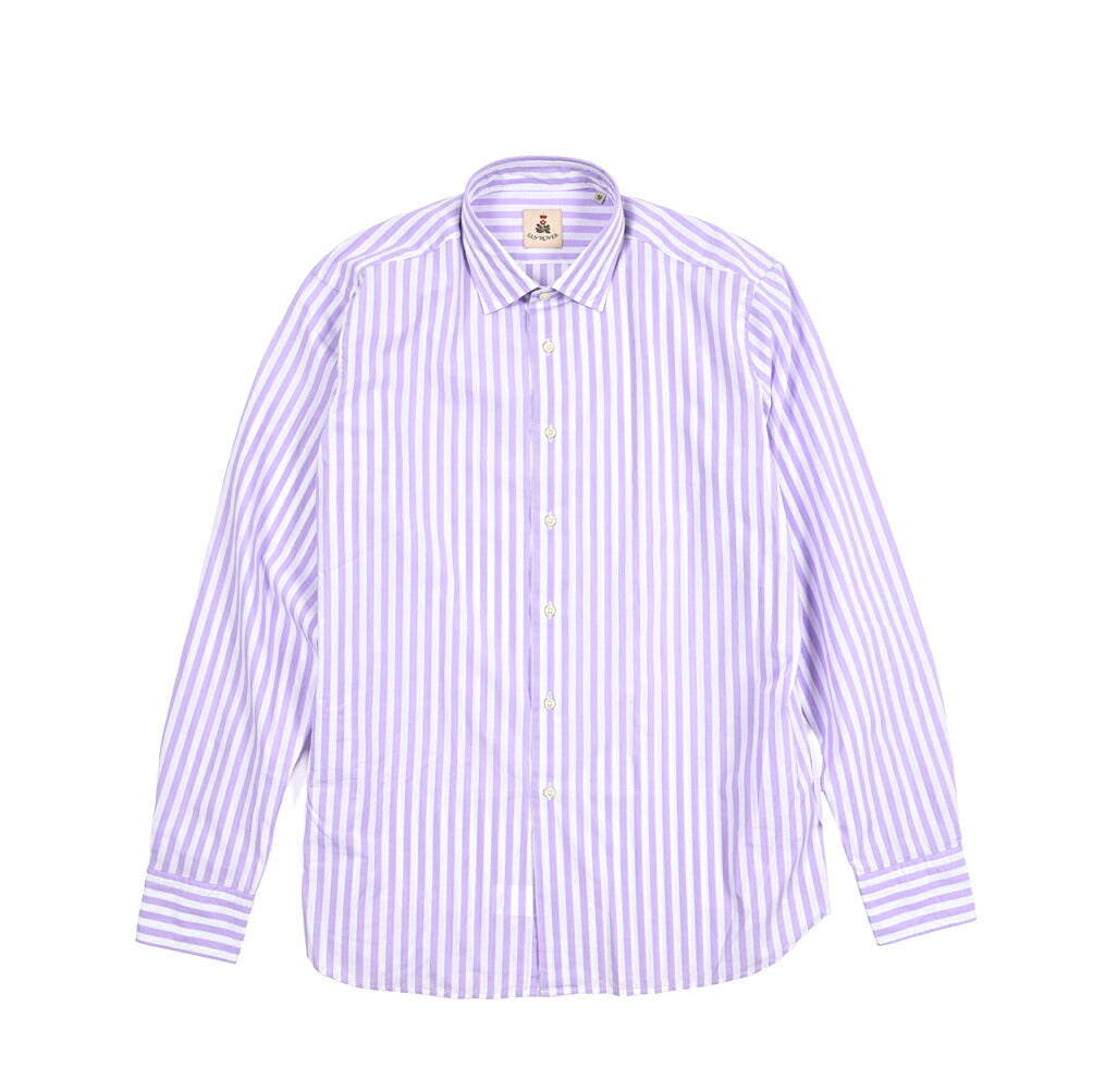 GUY ROVER コットン100% レギュラーカラードレスシャツ