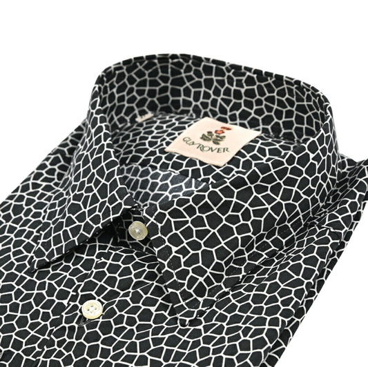 GUY ROVER コットン100% レギュラーカラードレスシャツ