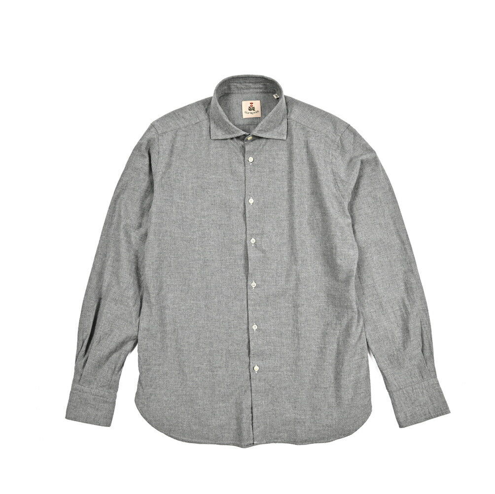 GUY ROVER コットン100% ワイドカラードレスシャツ