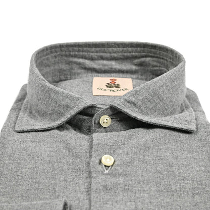 GUY ROVER コットン100% ワイドカラードレスシャツ