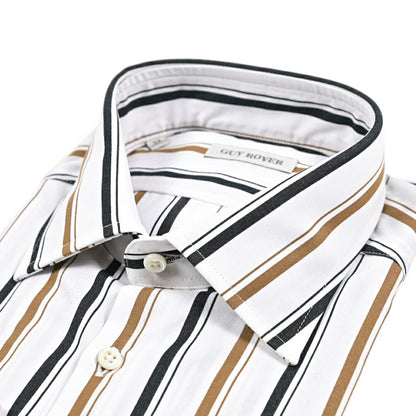 GUY ROVER コットン100% レギュラーカラードレスシャツ
