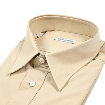 GUY ROVER コットン100% レギュラーカラードレスシャツ