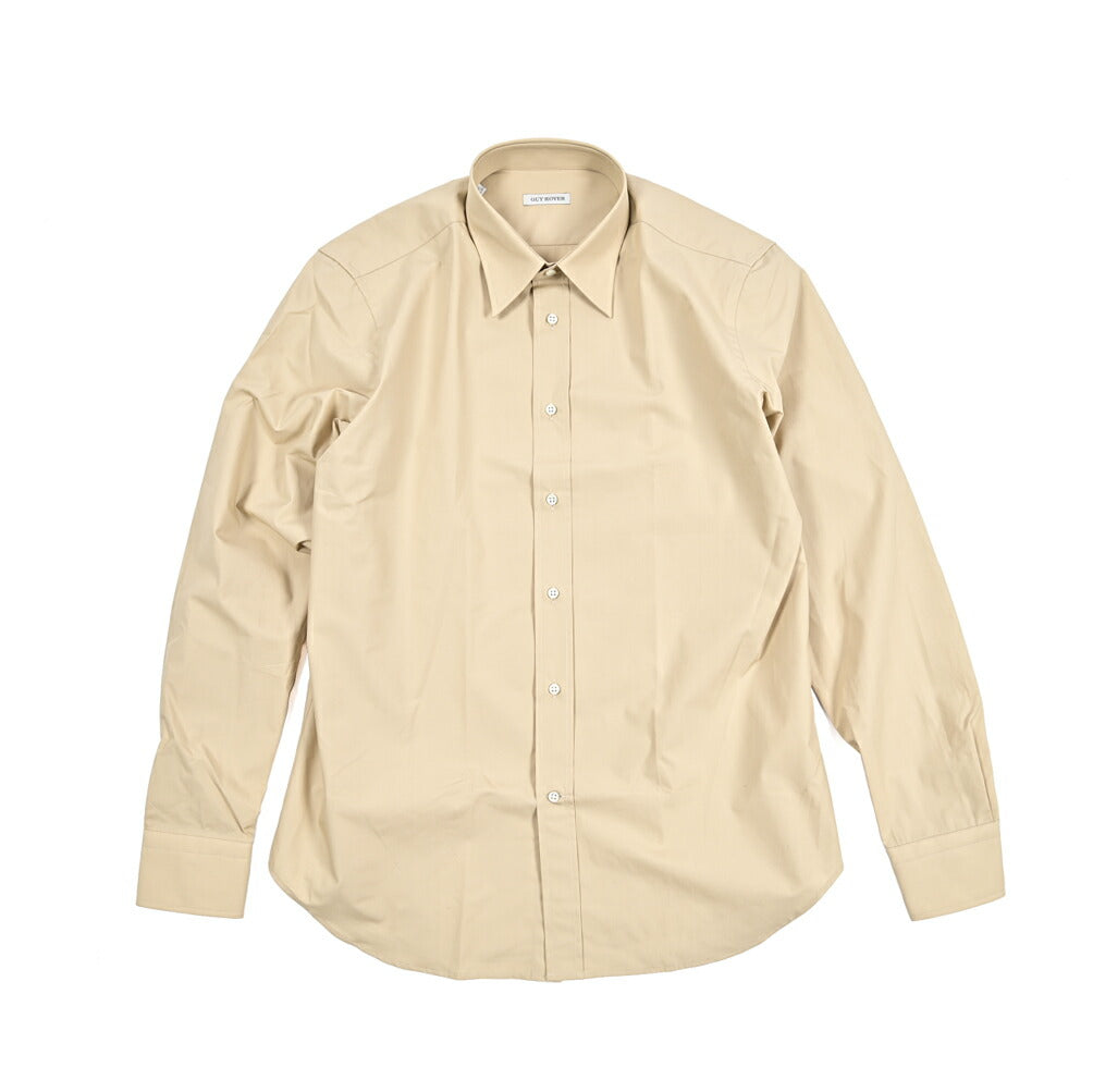 GUY ROVER コットン100% レギュラーカラードレスシャツ