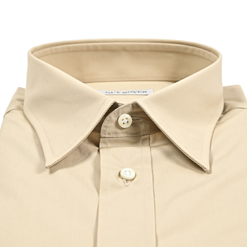 GUY ROVER コットン100% レギュラーカラードレスシャツ