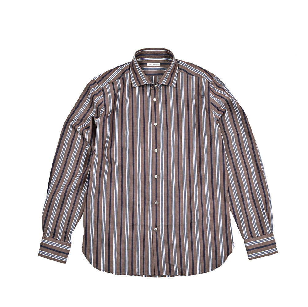 GUY ROVER コットン100% レギュラーカラードレスシャツ