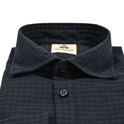 GUY ROVER コットン100% ワイドカラードレスシャツ