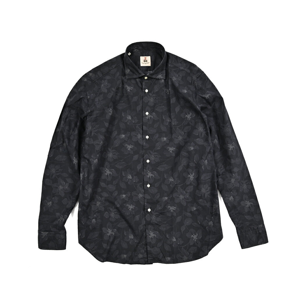 GUY ROVER コットン100% ワイドカラードレスシャツ