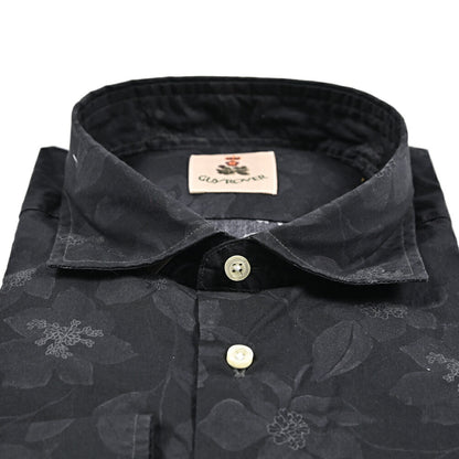 GUY ROVER コットン100% ワイドカラードレスシャツ