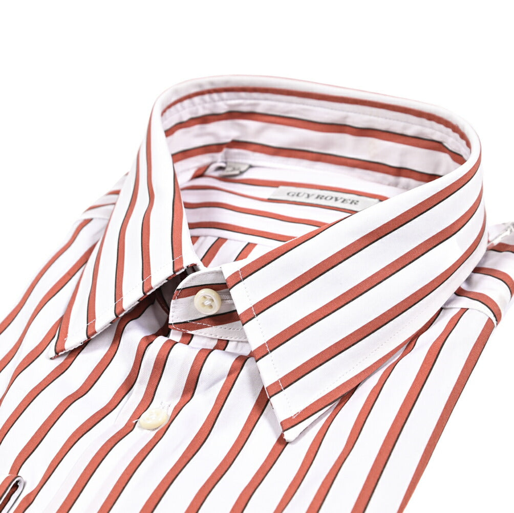 GUY ROVER コットン100% レギュラーカラードレスシャツ
