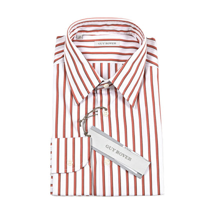 GUY ROVER コットン100% レギュラーカラードレスシャツ