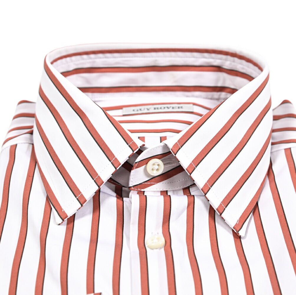 GUY ROVER コットン100% レギュラーカラードレスシャツ