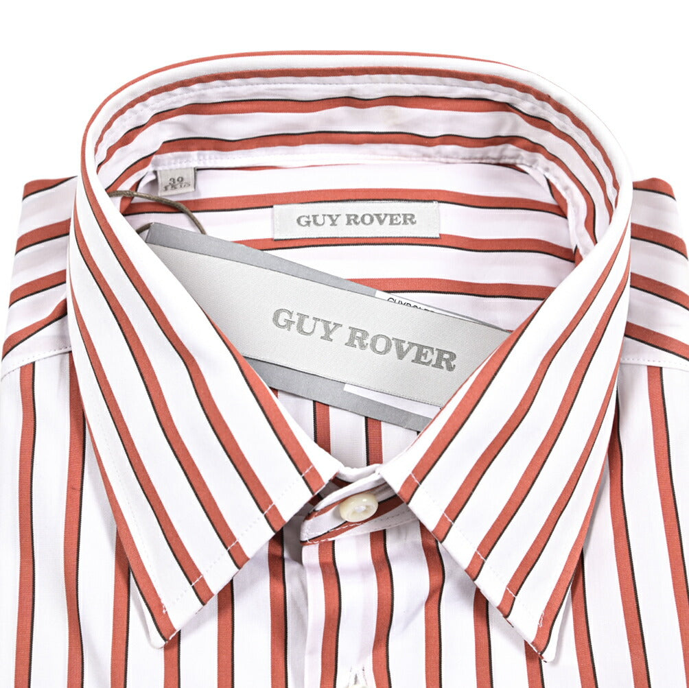 GUY ROVER コットン100% レギュラーカラードレスシャツ