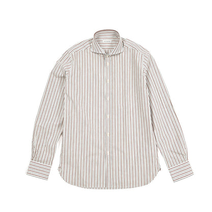 GUY ROVER コットン100% ホリゾンタルカラードレスシャツ