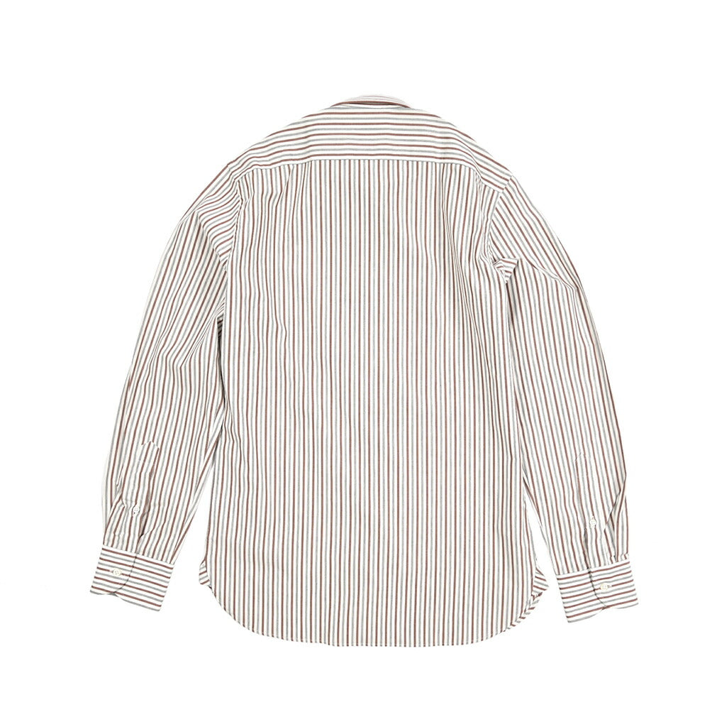 GUY ROVER コットン100% ホリゾンタルカラードレスシャツ