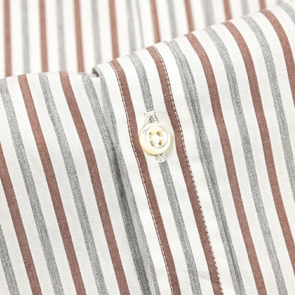 GUY ROVER コットン100% ホリゾンタルカラードレスシャツ