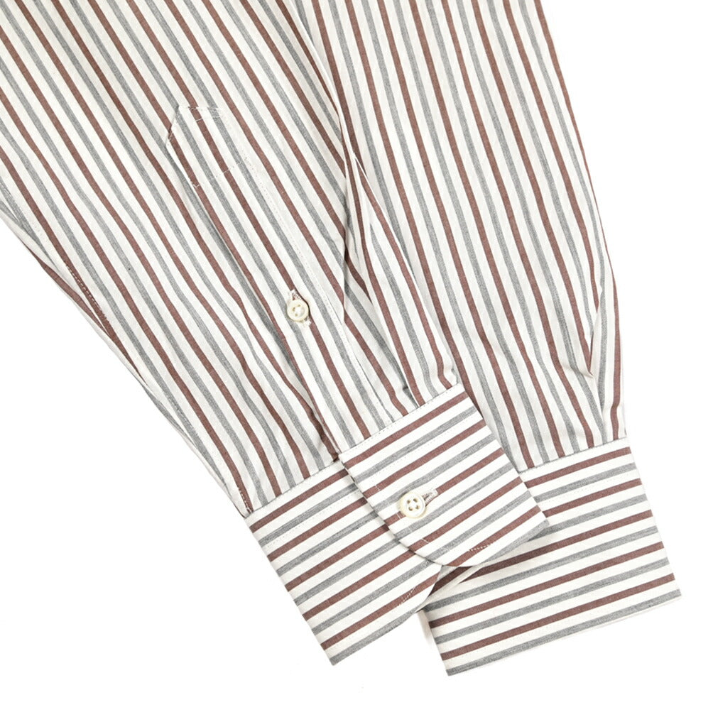 GUY ROVER コットン100% ホリゾンタルカラードレスシャツ