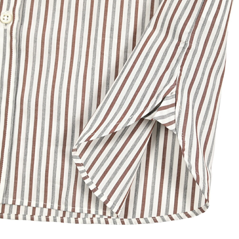 GUY ROVER コットン100% ホリゾンタルカラードレスシャツ