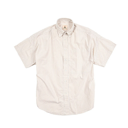 GUY ROVER コットン100% 半袖ボタンダウンシャツ