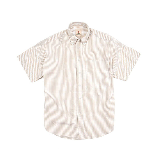 GUY ROVER コットン100% 半袖ボタンダウンシャツ