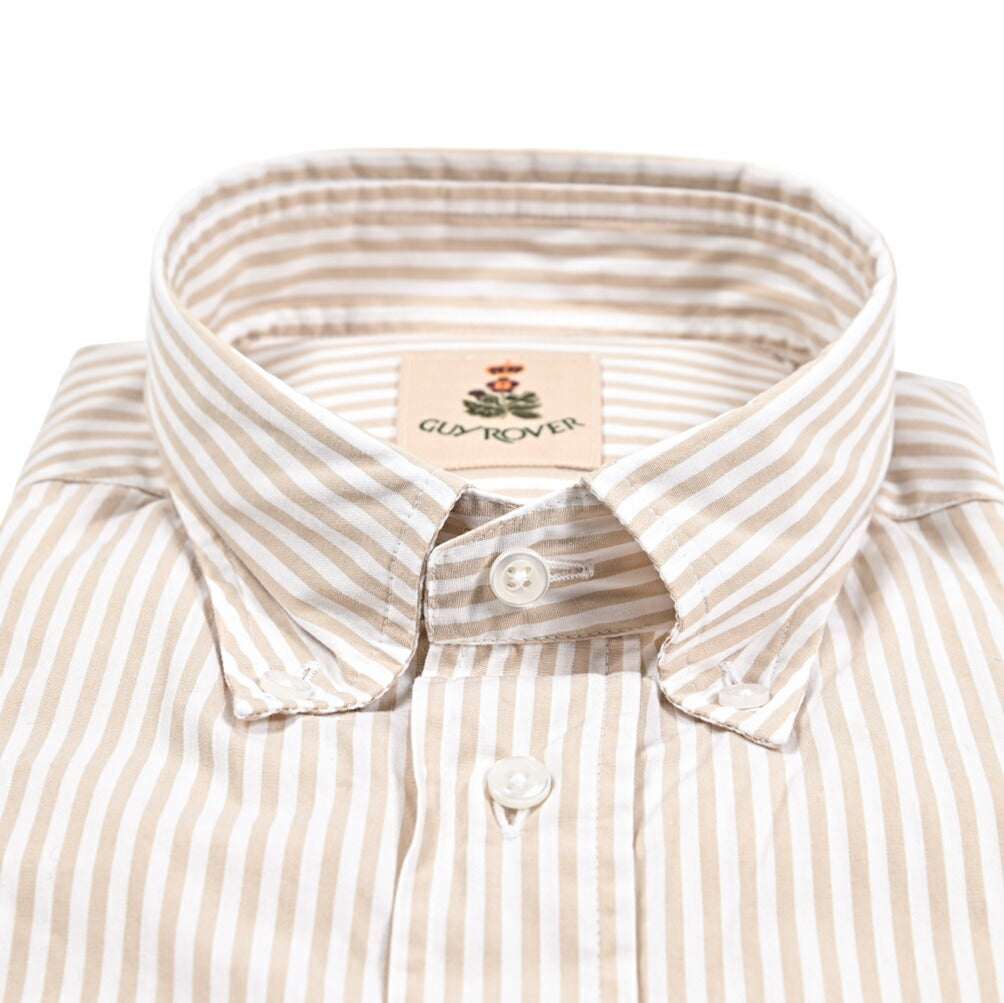 GUY ROVER コットン100% 半袖ボタンダウンシャツ