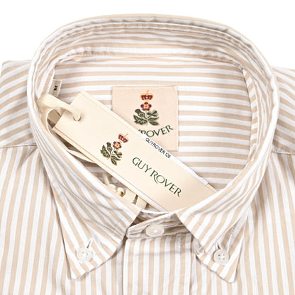 GUY ROVER コットン100% 半袖ボタンダウンシャツ
