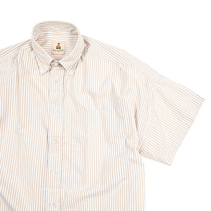 GUY ROVER コットン100% 半袖ボタンダウンシャツ