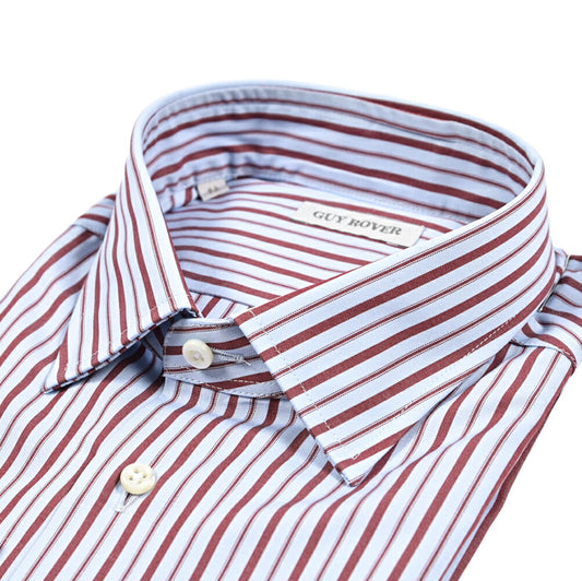 GUY ROVER コットン100% レギュラーカラードレスシャツ