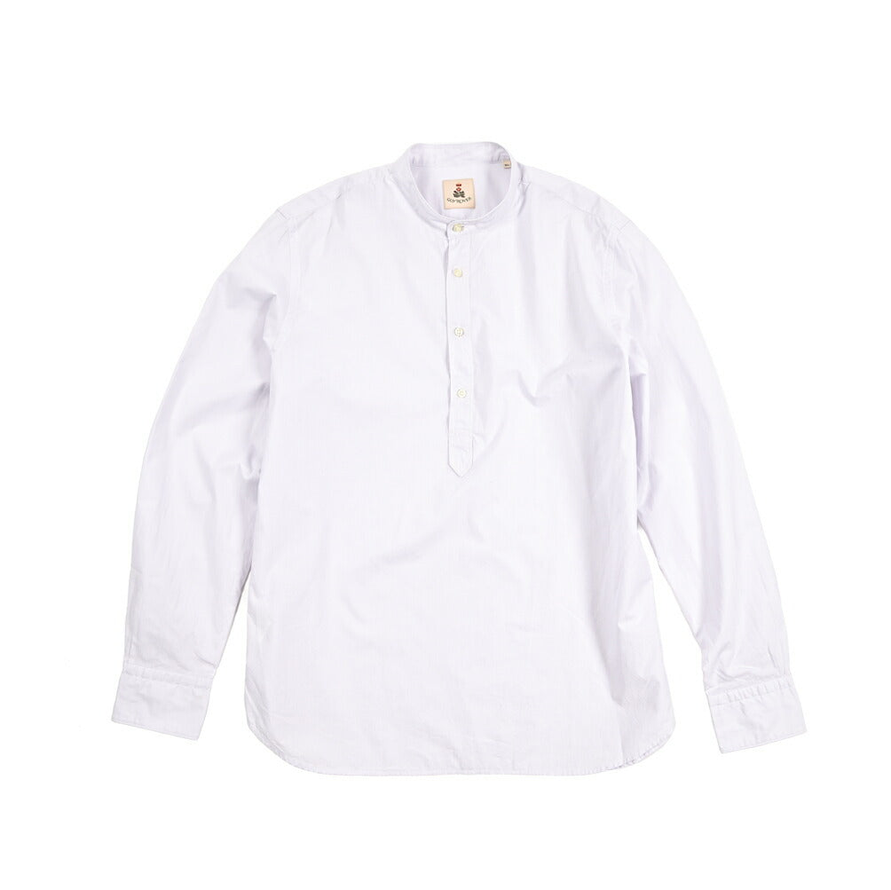 GUY ROVER コットン100% バンドカラーシャツ