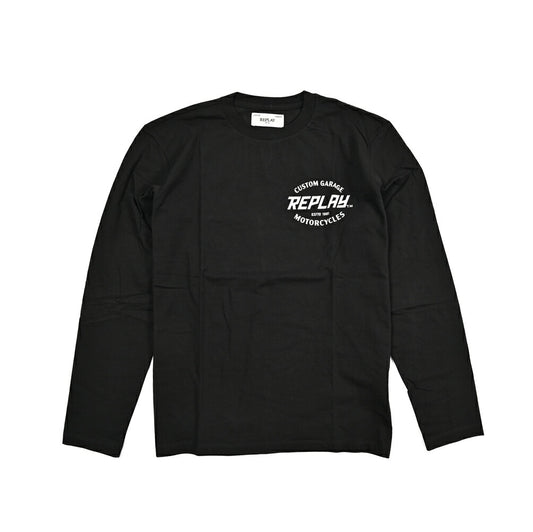 REPLAY コットン100% 長袖Tシャツ