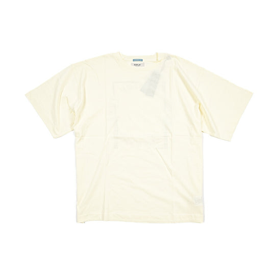 REPLAY オーガニックコットン100% 半袖ロゴ Tシャツ