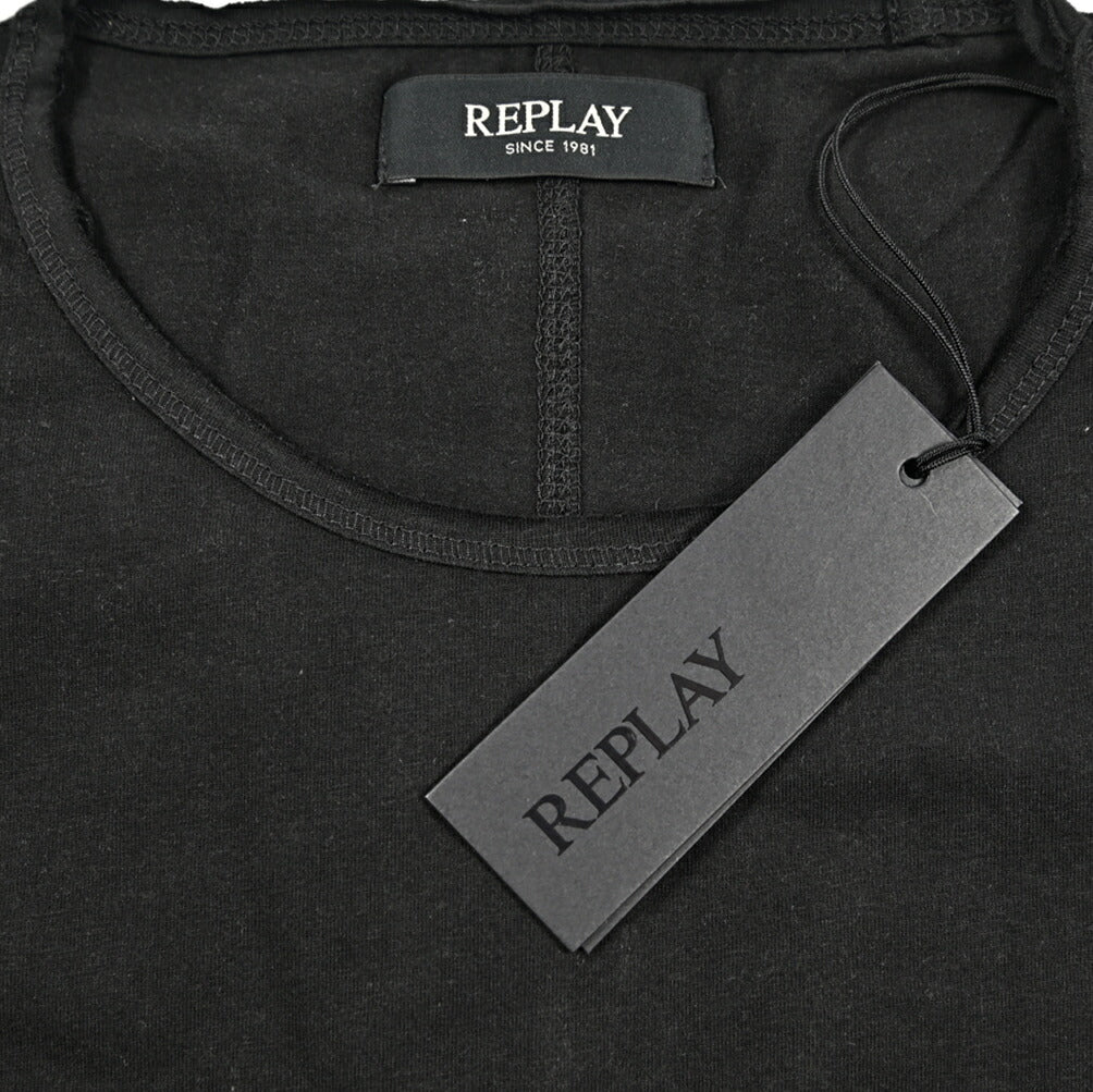 REPLAY コットン100% 半袖Tシャツ