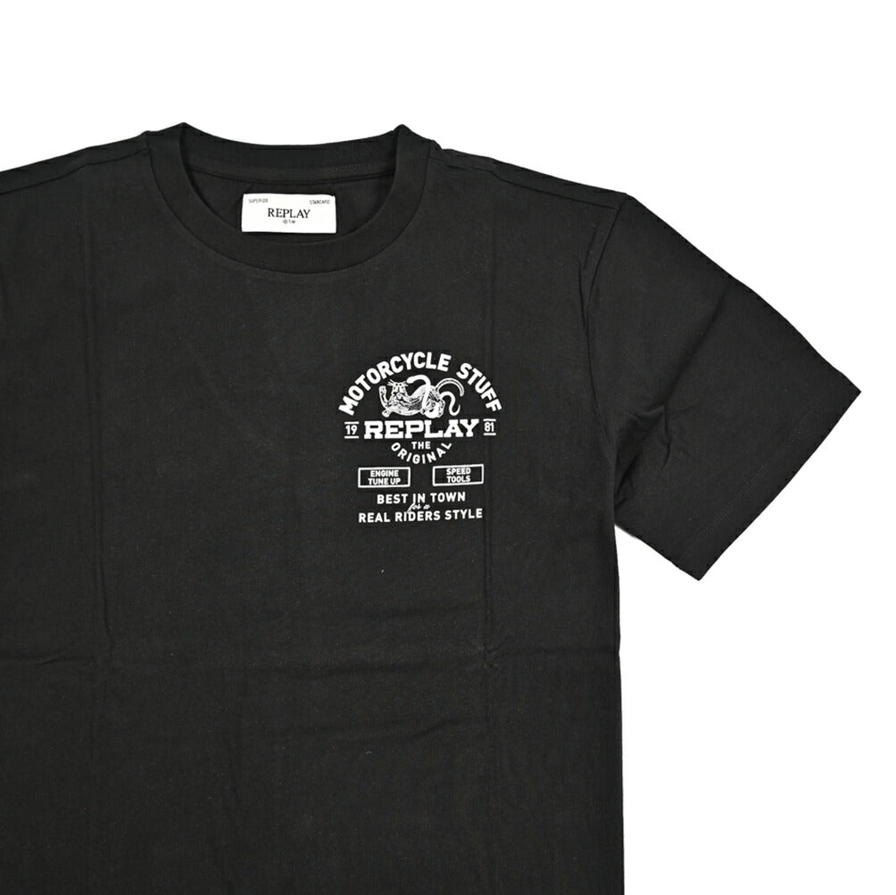 REPLAY コットン100% 半袖Tシャツ