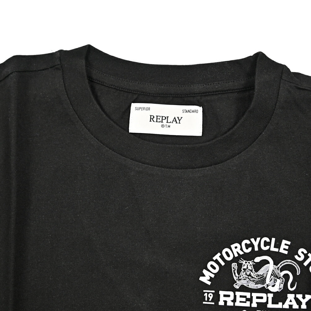 REPLAY コットン100% 半袖Tシャツ